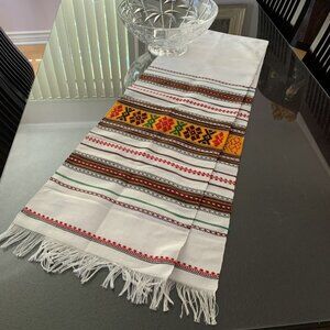 Table Runner  Woven Fabric  Ornament NEW